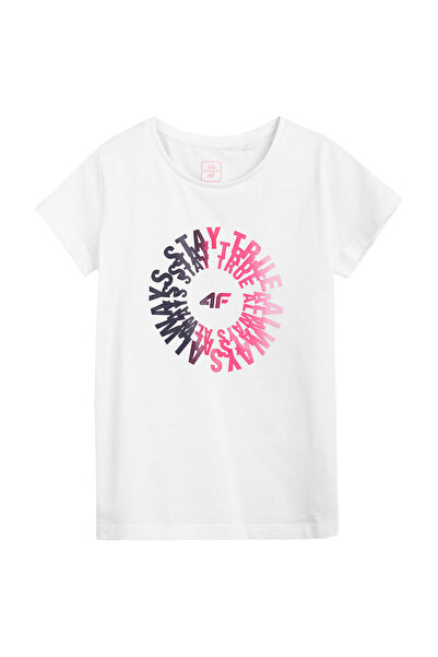 4F Tricou cu mânecă scurtă pentru copii 140
