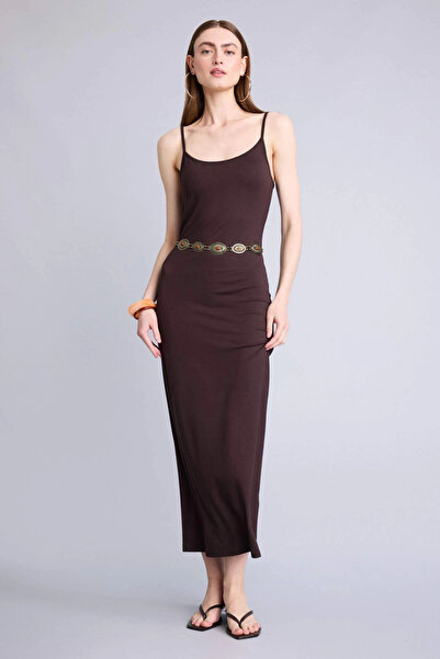 DeFacto H2297Axbn341 Brown Woman Loungewear