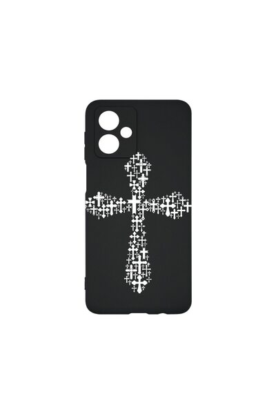 bestcase Husa pentru Motorola Moto G55, BestCase¬Æ Slim SIlicon 0.8MM, Cross ...