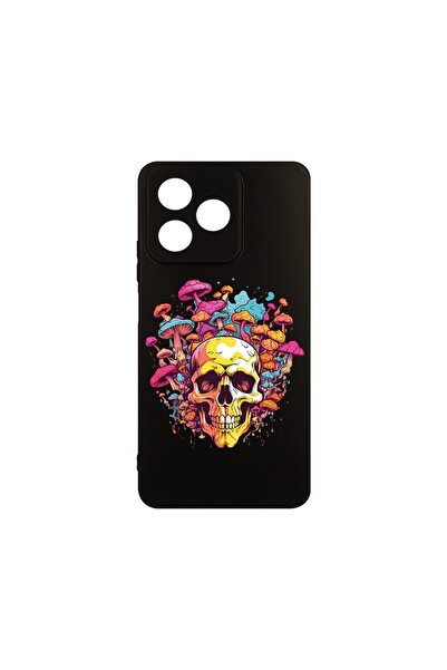 bestcase Калъф за OPPO A40, BestCase® Slim Silicone, Цветове мечта - Череп и ...