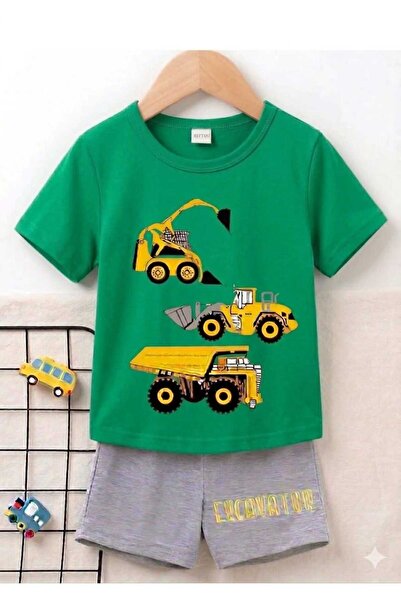 NC Nicee Clothes Tricou și pantaloni scurți de vară pentru copii, unisex (imp...
