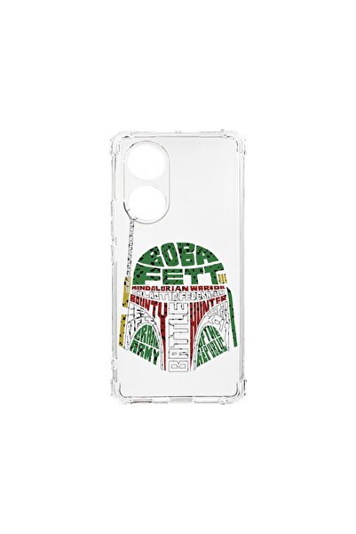 bestcase Αντικραδασμική Θήκη 1.5MM, συμβατή με OPPO A18, Καλλιγραφία Boba Fet...