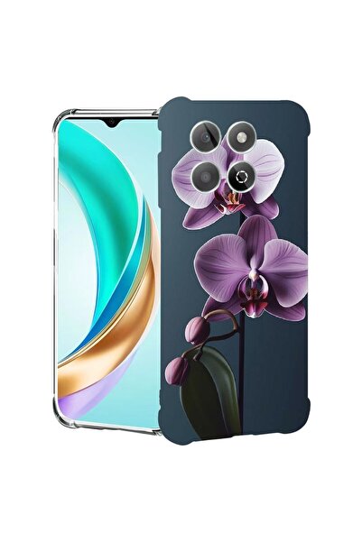 bestcase Husă pentru Honor X7d / 400 Smart cu Design Mov Orchid, Antișoc, cu ...