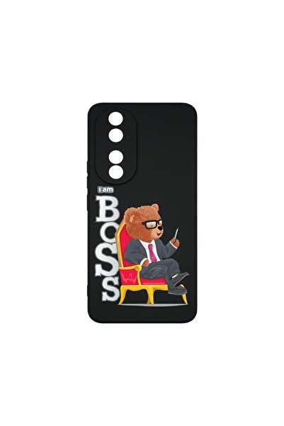 bestcase Husa Slim Premium Silicon 1.2MM, Compatibilă cu Honor 90 5G, Ursuleț...