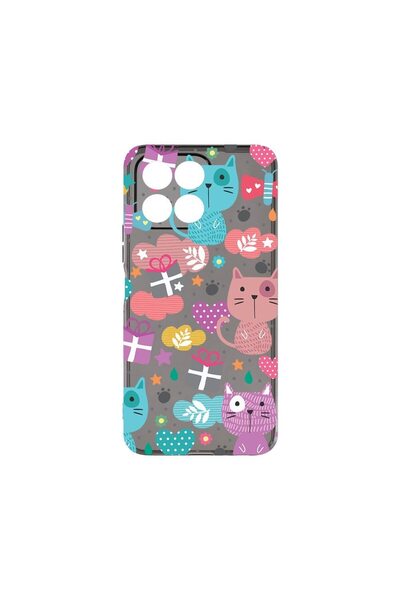 bestcase Θήκη Σιλικόνης Γραφίτη 1.5MM, Συμβατή με Honor 70 Lite, Χαριτωμένο Γ...