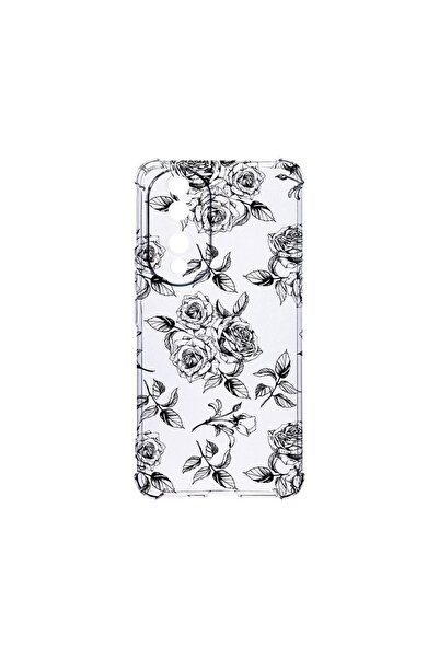bestcase Αντικραδασμική Θήκη 1.5MM, Συμβατή με Honor 90, Μαύρα Τριαντάφυλλα, ...