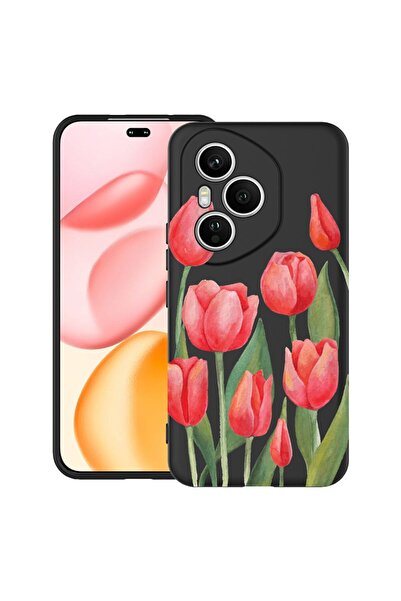 bestcase ¬Æ Husa pentru Honor 400 Pro din Silicon Ultra Slim cu Design Red Tu...