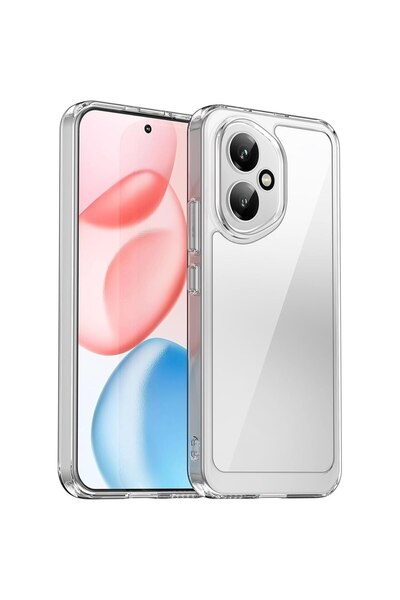 bestcase Husă transparentă din silicon TPU + Folie de sticlă inclusă, compati...