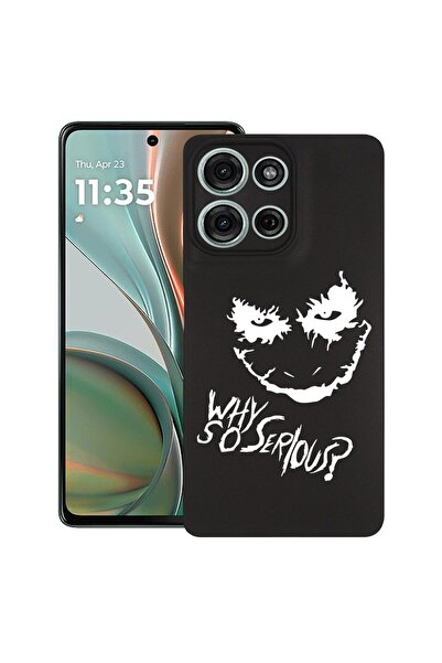 bestcase ¬Æ Husa pentru Motorola Moto G75, Why So Seriuos?, Slim Silicon 0.8M...