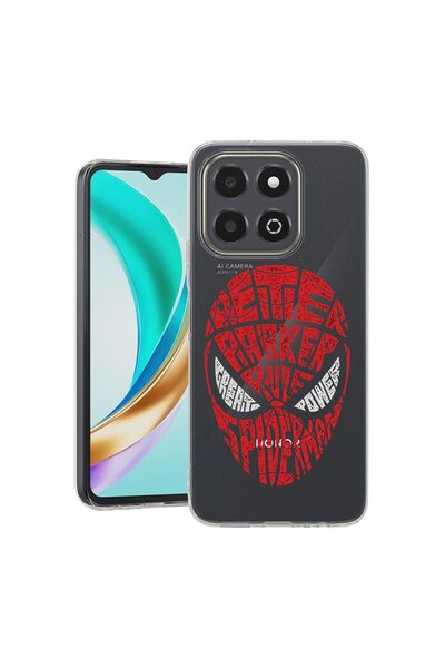 bestcase Калъф за Honor X6b, BestCase™ Прозрачен силиконов 2ММ, Калиграфия Пи...