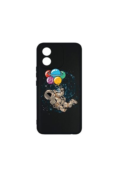 bestcase Λεπτή Θήκη Σιλικόνης 0.8MM, Συμβατή με Honor X5, Χαρούμενος Αστροναύ...