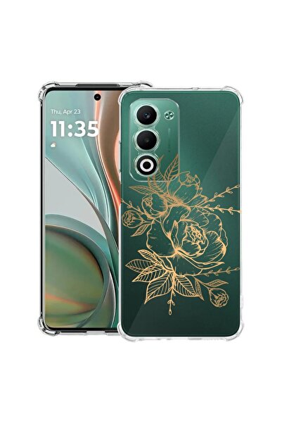 bestcase ¬Æ Husa Anti Shock pentru OPPO A5 5G cu Design Golden Rose, 2052056 ...