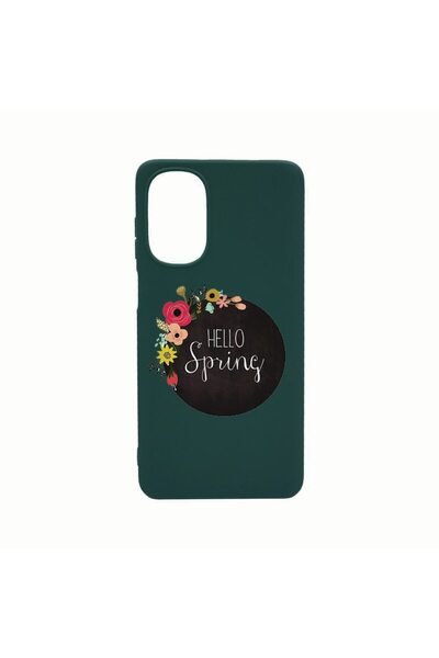 bestcase Husa Silicon, Compatibila Cu Motorola Moto E32s, Hello Spring, Rezis...