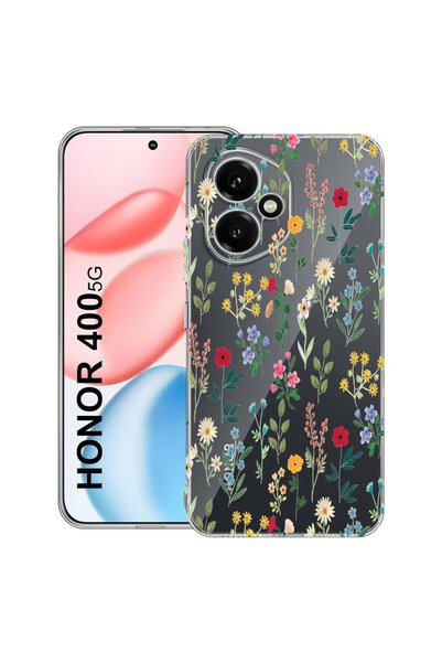 bestcase Διαφανής Θήκη Σιλικόνης για Honor 400, Ανοιξιάτικα Λουλούδια, 203642...