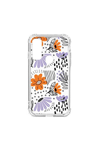bestcase Husa Anti Shock Silicon Compatibila cu Motorola Moto E40, Flowers - ...