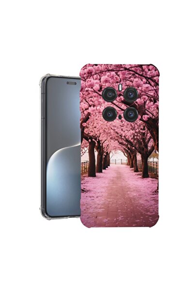 bestcase Θήκη για Honor Magic7 Pro, Αντικραδασμική 1.5MM, Ανθισμένα δέντρα κε...