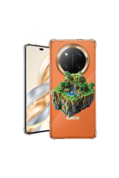 bestcase Θήκη για Honor Magic7 Lite, Αντικραδασμική 1.5MM, Κόσμος Minecraft, ...