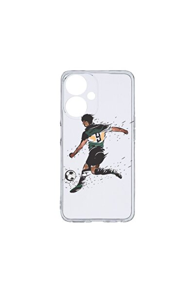 bestcase Διαφανής Θήκη Σιλικόνης 2MM, Συμβατή με OPPO A59 5G, Σχέδιο Ποδοσφαί...