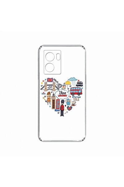 bestcase Λεπτή θήκη σιλικόνης 2 χιλιοστών, Συμβατή με OPPO A57 4G, Αγαπώ τη Λ...