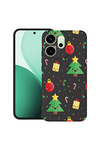 bestcase ¬Æ Husa TPU Ultra Slim Compatibil cu OPPO A5x, cu Design Xmas Tree, ...
