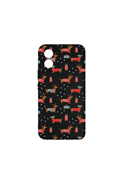 bestcase Тънък силиконов калъф 0.8ММ, съвместим с Honor X5, Дакел Коледа, Защ...