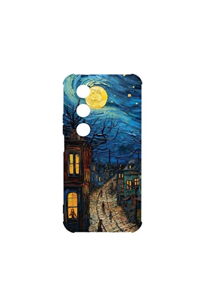 bestcase Husa pentru OPPO A80 5G, BestCase¬Æ Anti Shock 1.5MM, Van Gogh City ...