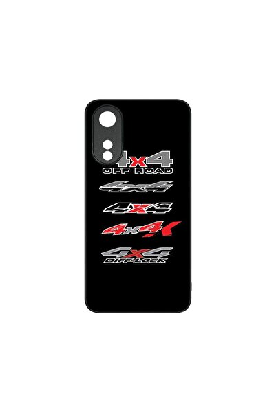 bestcase Тънък стъклен калъф, съвместим с OPPO A78 5G / A58 5G, 4x4 ОФРОУД, H...