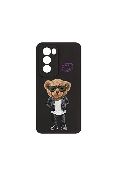 bestcase Θήκη Premium Σιλικόνης, Συμβατή με OPPO Reno12 Pro, Let's Rock Teddy...