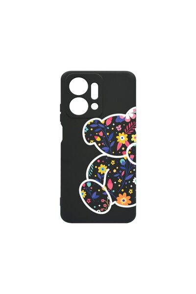 bestcase Husa BestCase® Silicon Lichid Premium, Compatibilă cu Honor X7a, Urs...