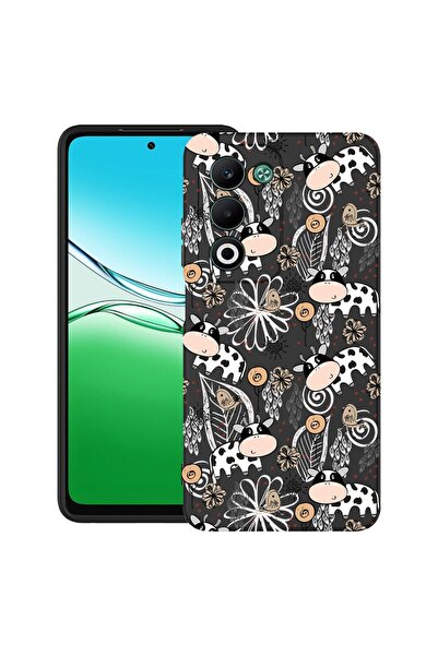 bestcase ¬Æ Husa pentru OPPO A5 din Silicon Ultra Slim cu Design Cow Pattern,...