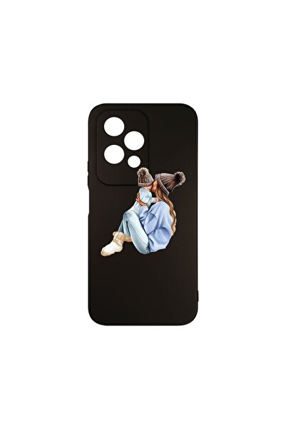 bestcase Husă Premium din Silicon, Compatibilă cu Honor 200 Lite, Fată Mamă c...