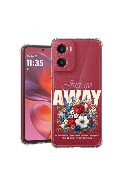 bestcase ¬Æ Husa pentru Motorola Moto G05, Anti Shock 1.5MM, Just Go Away, Pr...