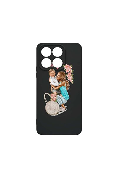 bestcase Λεπτή Θήκη Σιλικόνης 0.8MM, Συμβατή με Honor X6a, Σχέδιο  "Mom Life ...