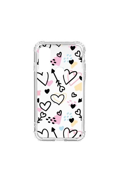 bestcase Husa Anti Shock Silicon Compatibila cu Motorola Moto E40, Love Symbo...