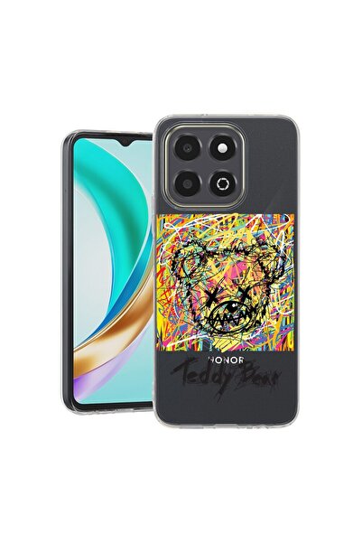 bestcase Husă pentru Honor X6b, BestCase® Silicon transparent 2MM, Ursuleț ab...