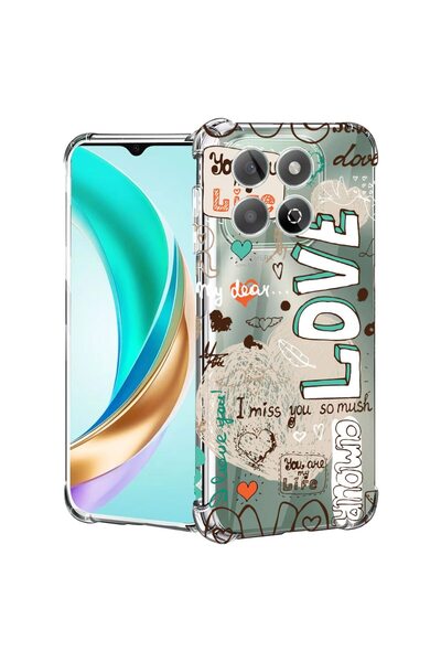 bestcase Θήκη για Honor X7d / 400 Smart με σχέδιο Love, Αντικραδασμική, Ενισχ...