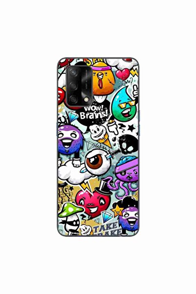 OEM Husa compatibila cu Oppo A74 4G Silicon Gel Tpu Model Pop Art Graffiti
