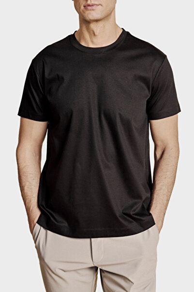 BROOKS BROTHERS Tricou 100% bumbac cu gât crew pentru bărbați BBSS26MTS008112