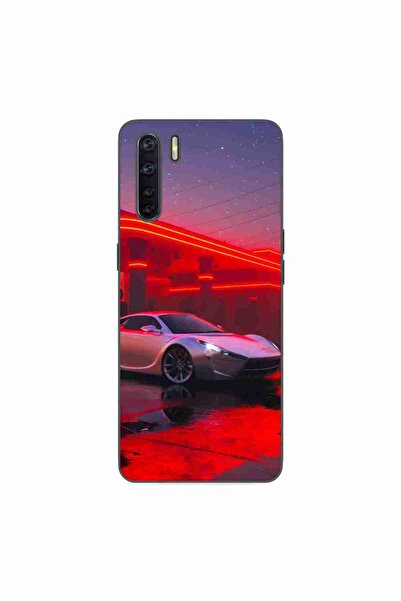 OEM Husa compatibila cu Oppo A91 Silicon Gel Tpu Model Future Car