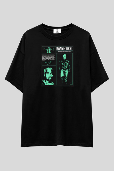 UmbraWear Kanye West T-Shirt |   Unisex 100% Cotton Black & White Printed Nic...