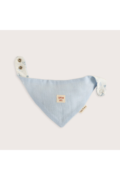 Chakra Sea Side Apron Ecru/Blue