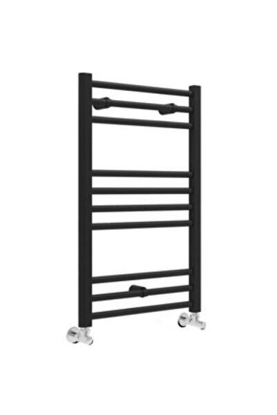 Lazzarini Radiator portprosop de baie, negru mat, oțel, drept, Lazzarini, Sil...