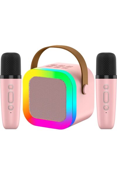 Generic Mini Karaoke Machine for Kids Adults, Portable Bluetooth Karaoke Spea...