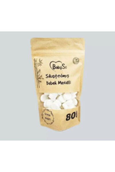 Baby So Lovely Baby So Sıkıştırılmış Mendil Doypack Paket 80li