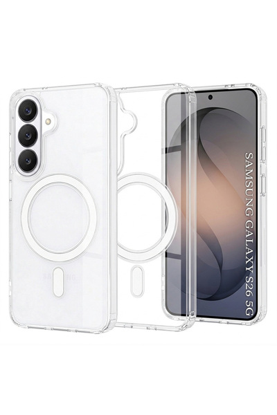 Techsuit Θήκη για Samsung Galaxy S26, MagSafe Pro, αντικραδασμική, διαφανής