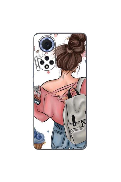 OEM Husa compatibila cu Huawei Nova 9 Silicon Gel Tpu Model Girl Fashion School