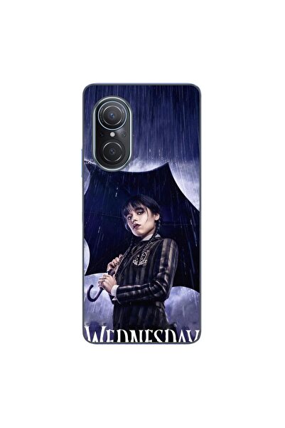 OEM Husa compatibila cu Huawei Nova 9 SE Silicon Gel Tpu Model Wednesday Umbr...