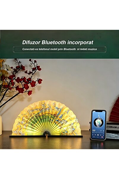 OEM Foldable book-style decorative lamp, Bluetooth, LED lighting, 1800 mAh ba...