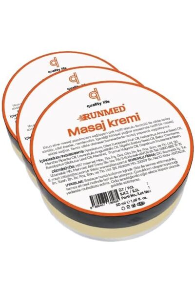 Yıldızan srdshop Runmed Yakan Masaj Kremi Balsam Eklem Kas Kıkırdak Bel Boyun...