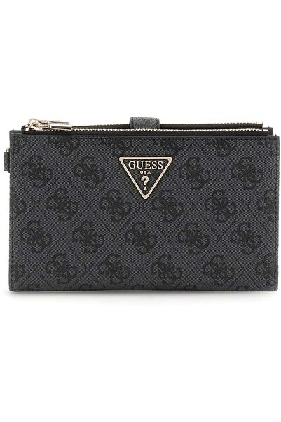 Guess ανθρακί πορτοφόλι Laurel SLG Organizer